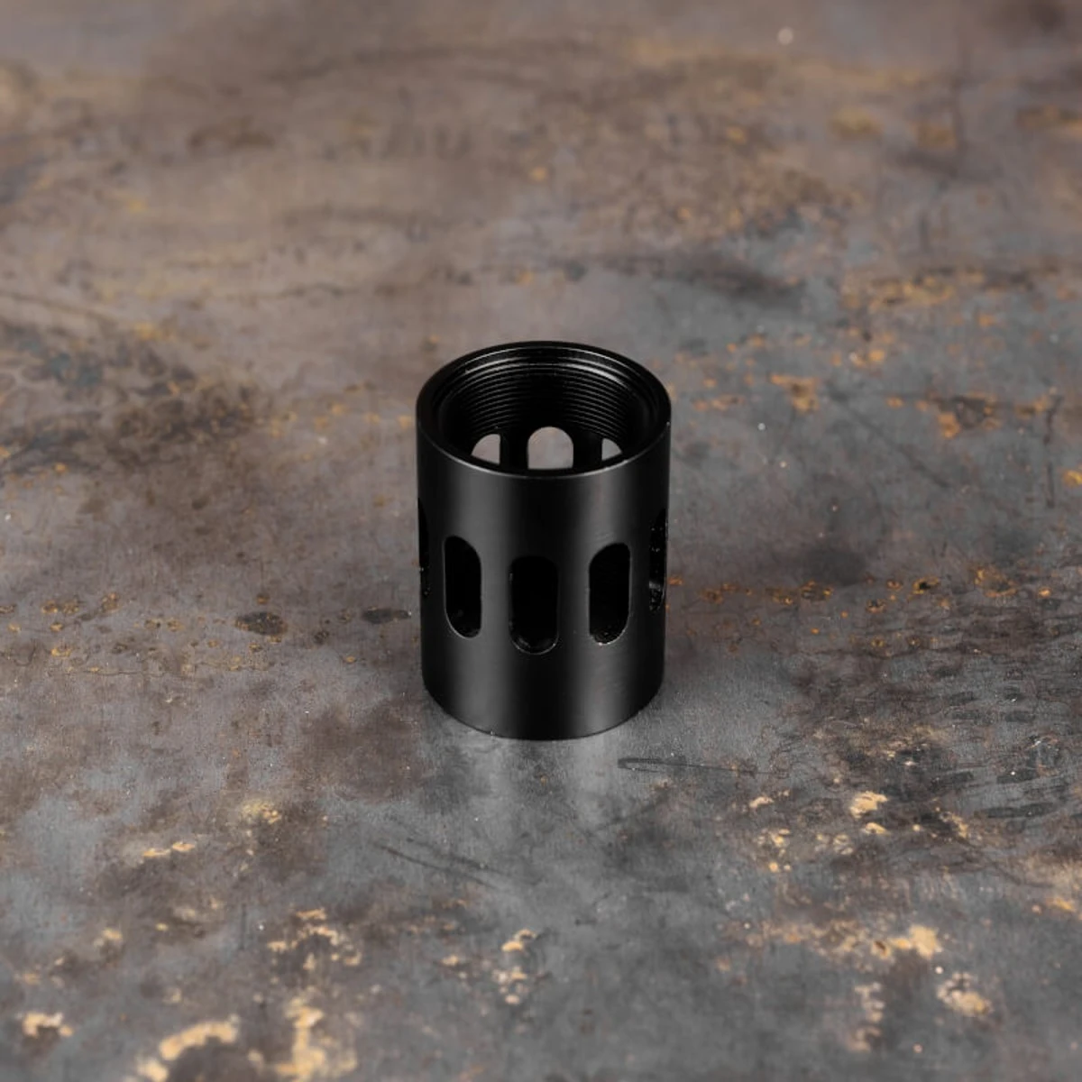 SilencerCo Alpha Brake — Tan