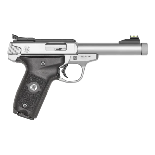 Smith & Wesson SW22 Victory threaded .22 LR stainless steel pistol, 5.5-inch barrel