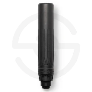 Dead Air NOMAD LTI XC suppressor front view XENO black – Silencer Shop Central Texas