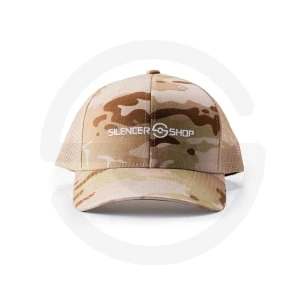 FDE Camo Trucker Hat Silencer Shop Central Texas Front