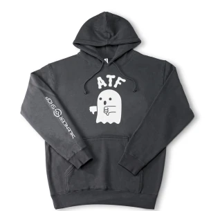 Silencer Shop Ghost Hoodie-Charcoal-2XL