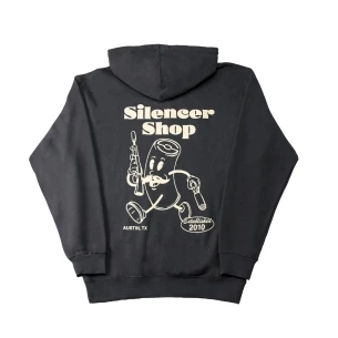 Silencer Shop Suppressor Man Hoodie-Charcoal-2XL