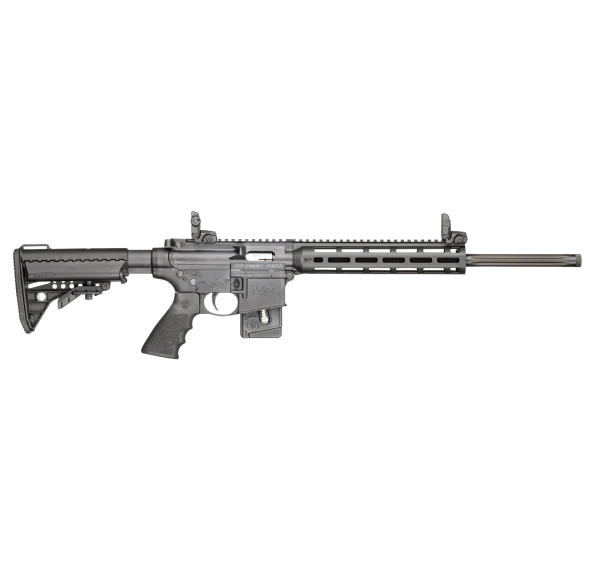 Smith & Wesson Performance Center M&P15-22 Sport .22 LR rifle with 18" fluted threaded barrel, Vltor stock and Magpul MBUS sights