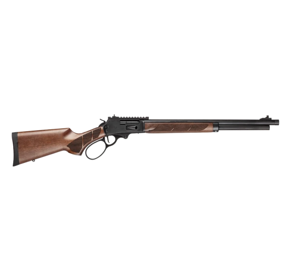 “Smith & Wesson Model 1854 lever-action rifle with Armornite Black finish and walnut stock”