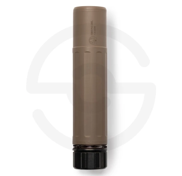 Dead Air Sandman-S FDE suppressor front view – Silencer Shop Central Texas