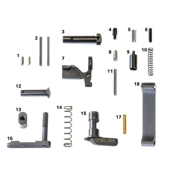 Geissele Standard Lower Parts Kit | No Grip
