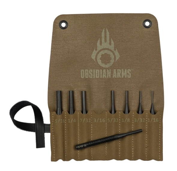 Obsidian Arms Professional Drive Pin Punch Set | 8 Piece