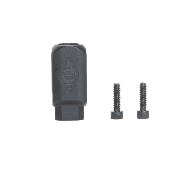 AUS OFFSET bubble level mounted on AUS Mount — reversible anti‑cant device