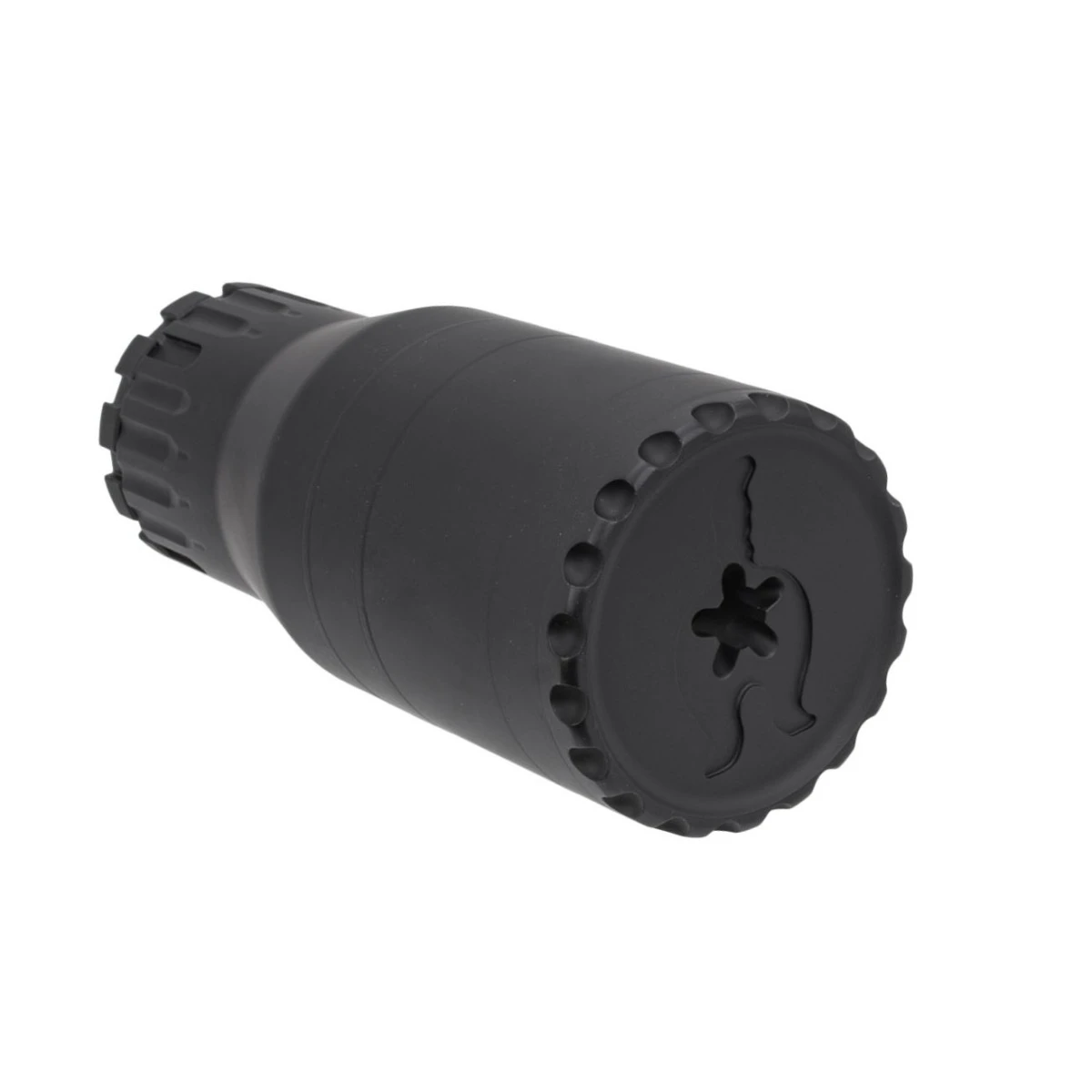 YHM Fat Cat Suppressor – 5.56mm with Cat End Cap — 5.56mm (.223) Black 1.375x24