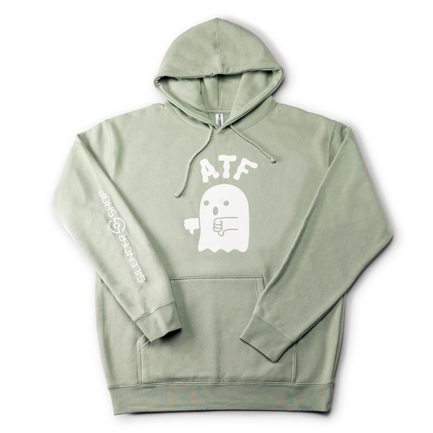 Silencer Shop Ghost Hoodie — Green 2XL