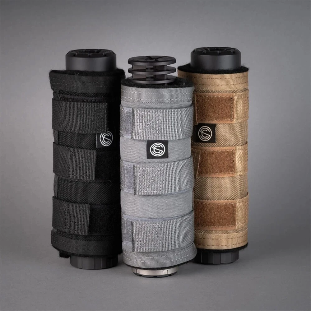 SilencerCo High Temperature Cover — Gray 7.5"