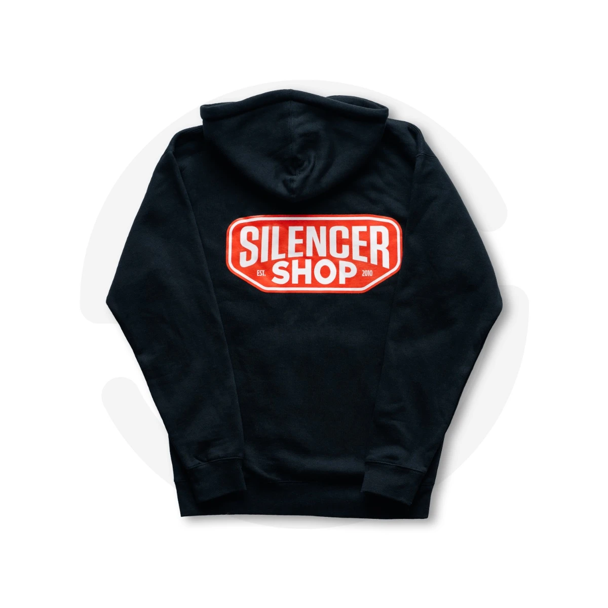 SILENCER SHOP SKATE ZIP UP HOODIE -BLACK — Black Large