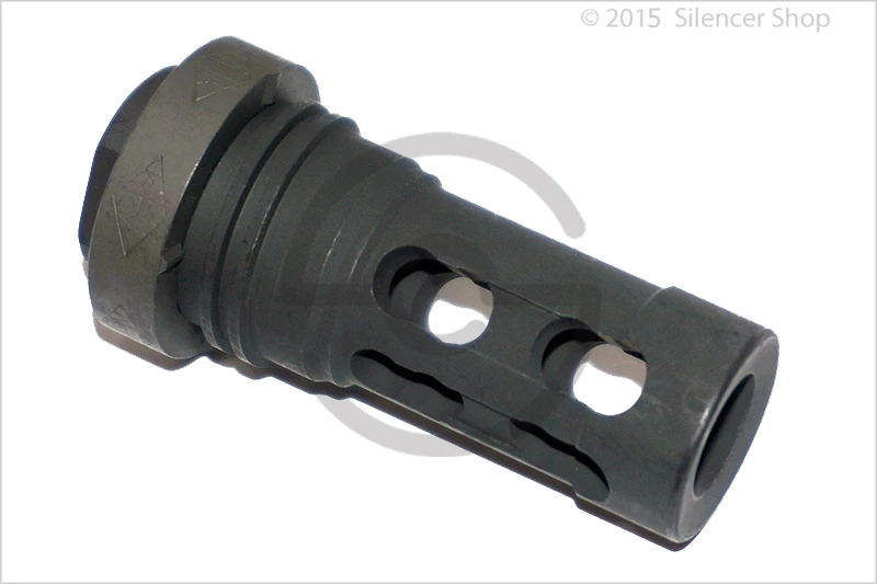 YHM .30-Cal LT QD Muzzle Brake — 1/2x28