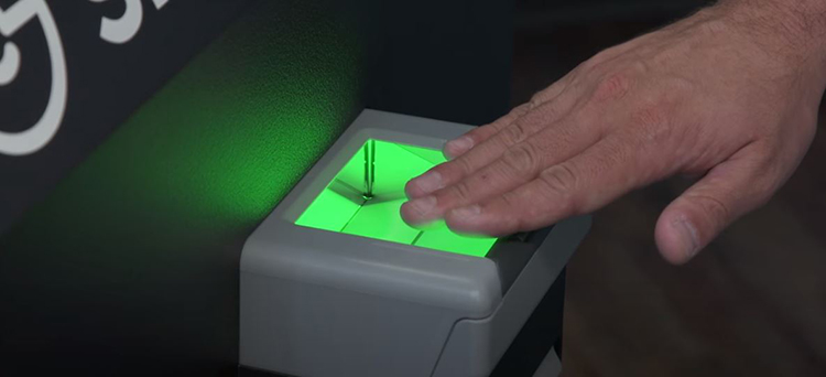ATF eforms fingerprints is easy at the kiosk