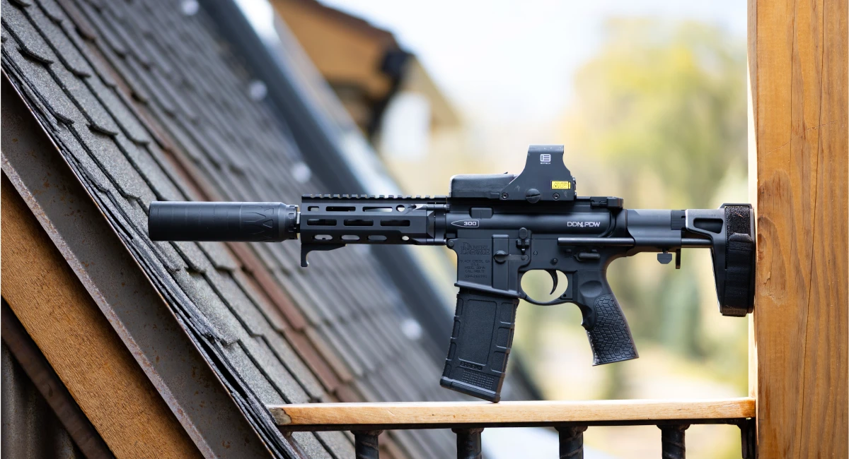 Dead Air Nomad, Dead Air Suppressors, Nomad 30, 762 Suppressor, Rifle Suppressor, 762mm Silencer, Daniel Defense DDM4 PDW