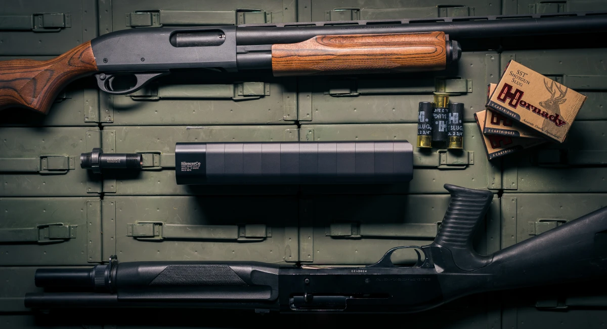 SilencerCo Salvo, SilencerCo Suppressors, Shotgun Suppressor, 12 Gauge, 12 Gauge Silencer
